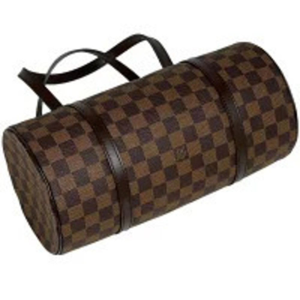 Louis Vuitton brown Papillon Damier Barrel cylindrical handbag Bag Brown